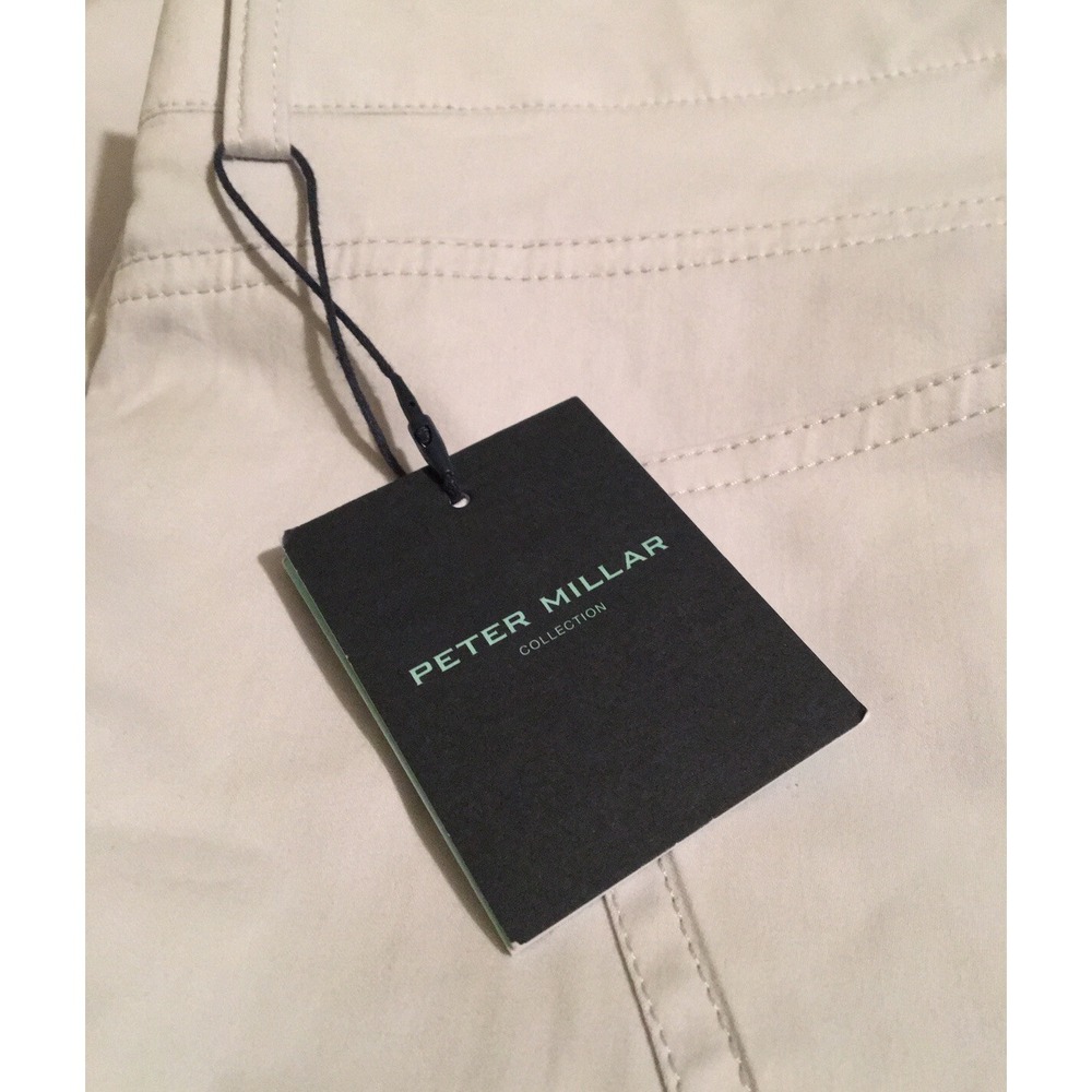 NEW Peter Millar Collection Men's Size 40x33 Platinum Perfect Poplin Pants $248
